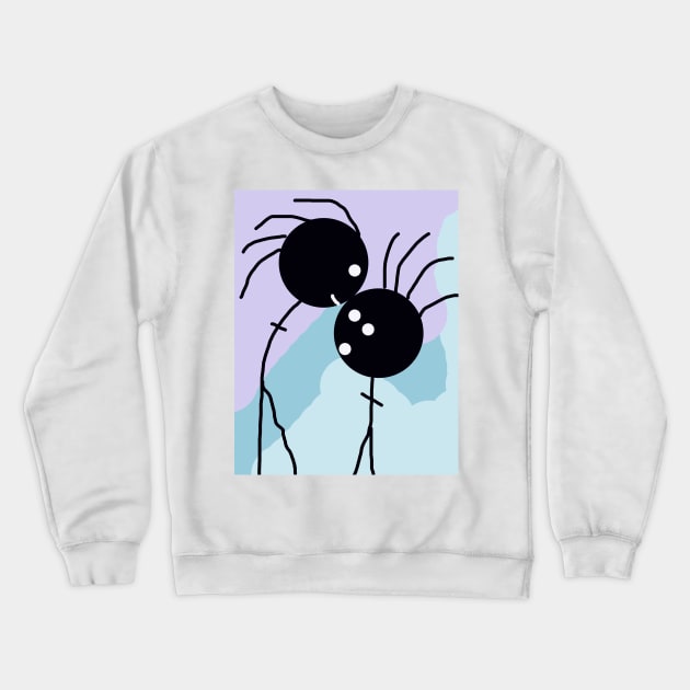 Parent and Child Stick Figure Crewneck Sweatshirt by Eigo Wild